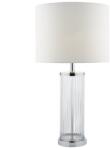 där lighting group Veioza Olalla Table Lamp Polished Chrome Clear Glass With Shade (OLA4350-X DAR LIGHTING)