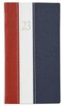 TopTimer Zsebnaptár, álló elrendezésű, TOPTIMER Fashion, bordó-fehér-kék (NKF035BOFK) - pencart