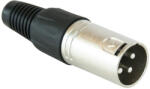 Master Audio Conector Master Audio - XLR-M, argintiu/negru (XLR-M)