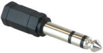 Master Audio Adaptor Master Audio - HY1714, 3.5 mm/6.3 mm, negru (HY1714)