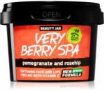 Beauty Jar Very Berry Spa bőrpuhító cukros peeling az arcra 120 g