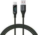 SAVIO USB - USB-C cable with display, CL-172, 1 m, black (CL-172) - vexio