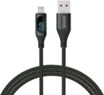 SAVIO USB - Lightning cable with display, CL-173, 1 m, black (CL-173) - vexio