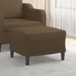 vidaXL Taburet, maro, 60x50x41 cm, material textil (349282) Canapea