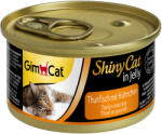 GimCat 12x70g GimCat ShinyCat Jelly tonhal & csirke nedves macskatáp