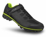 FLR Rexston MTB kerékpáros cipő, SPD, fekete-neon sárga, 38-as