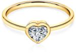 SAVICKI Pure eljegyzési gyűrű: arany, szívbe vágott gyémánt - savicki - 649 910 Ft