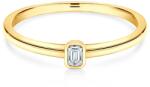 SAVICKI Pure eljegyzési gyűrű: arany, smaragd csiszolású gyémánt - savicki - 194 080 Ft