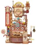 Rokr Puzzle 3D mecanic, Fabrica de ciocolata Marble Run, ROKR, lemn, 513 piese