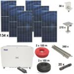 Breckner Germany Kit sistem solar fotovoltaic trifazic ON-GRID 60KW cu panouri 134x450W prosumator WIFI cu sistem fixare pentru panouri sandwich Breckner Germany (BK88717)