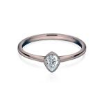 SAVICKI Inel de logodnă Pure: aur negru, diamant - savicki - 12 512,00 RON
