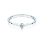 SAVICKI Inel de logodnă Pure: aur alb, diamant - savicki - 4 232,00 RON