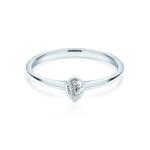 SAVICKI Inel de logodnă Pure: aur alb, diamant - savicki - 7 715,00 RON