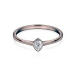 SAVICKI Inel de logodnă Pure: aur negru, diamant - savicki - 9 505,00 RON