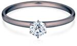 SAVICKI Inel de logodnă SAVICKI: aur negru, diamant - savicki - 7 703,00 RON