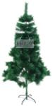  Brad artificial de Craciun tip pin, clasic, pentru interior/exterior, inaltime 150 cm, Flippy, verde, suport metalic inclus (106762)