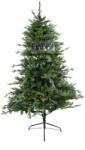  Brad Artificial de Craciun, Becuri led incluse in ramuri, pentru interior/exterior, inaltime 180 cm, diametru 128 cm, 1246 ramuri, Flippy, verde, suport metalic inclus (106793)