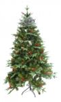  Brad Artificial bogat de Craciun Premium, Flippy, 2.10 m inaltime, suport metalic inclus, Verde, Decorat, Interior/ Exterior, 1172 ramuri (105731)