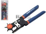 Extol bőrlyukasztó, gumírozott nyéllel, forgatható fejű, 6 lyukú 2.0 -2.5-3.0-3.5-4.0- 4.5mm - MBL 8813820 (MBL 8813820)