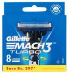 Gillette Mach3 Turbo rezerve lame Lame de rezervă 8 buc pentru bărbați