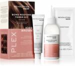 Revolution Beauty Plex Bond Restore Kit set pentru a evidentia culoarea parului culoare Iced Chocolate