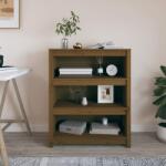 vidaXL Bibliotecă, maro miere, 80x35x97 cm, lemn masiv de pin (821682) Biblioteca