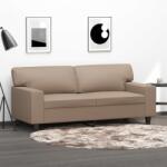 vidaXL Canapea cu 2 locuri, cappuccino, 140 cm, piele ecologică (349016) Canapea