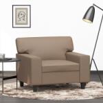 vidaXL Canapea de o persoană, cappuccino, 60 cm, piele ecologică (349004) Canapea