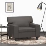 vidaXL Canapea de o persoană, gri, 60 cm, piele ecologică (349002) Canapea
