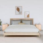 vidaXL Noptiere, 2 buc. , 40x34x45 cm, lemn masiv de pin (818276)