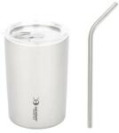 Silverant Duplafalú titánium utazóbögre szívószállal 400 ml