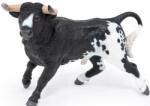 Papo Figurina Papo Farmyard friends - Taur spanion, alb-negru (51184) Figurina