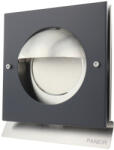 Kappa 100 BLACK, grilă de ventilație din oțel inoxidabil cu capac și clapetă antiretur, Ø 100 mm (100 BLACK)
