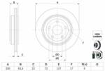 Bosch Disc frana BOSCH 0 986 479 G84 (0 986 479 G84) - automobilus