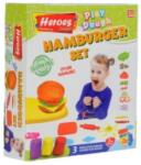 ER Toys Play-Dough: Heroes hamburger gyurma gyurmaszett 7 db (ERN-589)