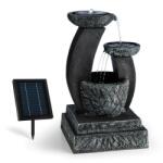 Blumfeldt FANTAGHIRO, градински фонтан, декоративен фонтан, 3W SOLAR LED полиресин каменен вид (SOL1-Fantaghiro) (SOL1-Fantaghiro) - klarstein
