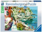 Ravensburger Puzzle Ravensburger din 1500 de piese - Romantism în Chinkue Terre (16953) Puzzle