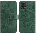  ART SUN FLOWER portofel cu curea Motorola Moto G72 verde