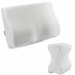 Suporto Set perna cu suport cervical din spuma cu memorie pentru copii 10-16 ani, perna pentru genunchi Suporto®️ 50x30, cu perforatii