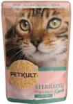 PETKULT Plic Pentru Pisici Sterilizate, cu Iepure, Set 10 X 100 g