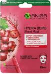 Garnier Skin Naturals Hydra Bomb Rendkívül hidratáló, simító textilmaszk szőlőmagkivonattal 28 g