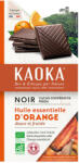 Kaoka Ciocolata neagra 55% cacao cu portocale Kaoka 100g