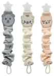 BabyJem Lant pentru suzeta din muselina cu steluta babyjem (culoare: ecru) - bekid