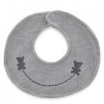 BabyJem Baveta eleganta brodata babyjem (culoare: gri) - bekid Bavata