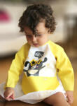 BabyJem Baveta cu maneci si buzunar babyjem polly bib (culoare: roz) - bekid Bavata