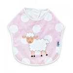 BabyJem Baveta pentru copii din bumbac dots (culoare: roz) Bavata