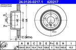 ATE Disc frana ATE 24.0120-0217.1 (24.0120-0217.1)