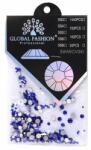 Global Fashion Cristale unghii tip Swarovski, Global Fashion, mix, albastre