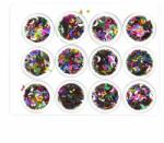 Global Fashion Set 12 decoratiuni paiete pentru unghii, luna