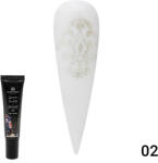 Global Fashion Gel vopsea pentru pictura si stamping Painting Stamping cu sclipici 8ml, 02